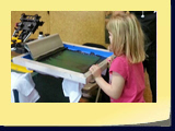 Children's Screen Printing - The kids can have fun screen printing their own custom shirts.  Everything is made at the event and given to each person.